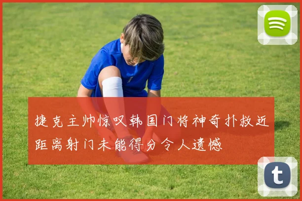 捷克主帅惊叹韩国门将神奇扑救近距离射门未能得分令人遗憾
